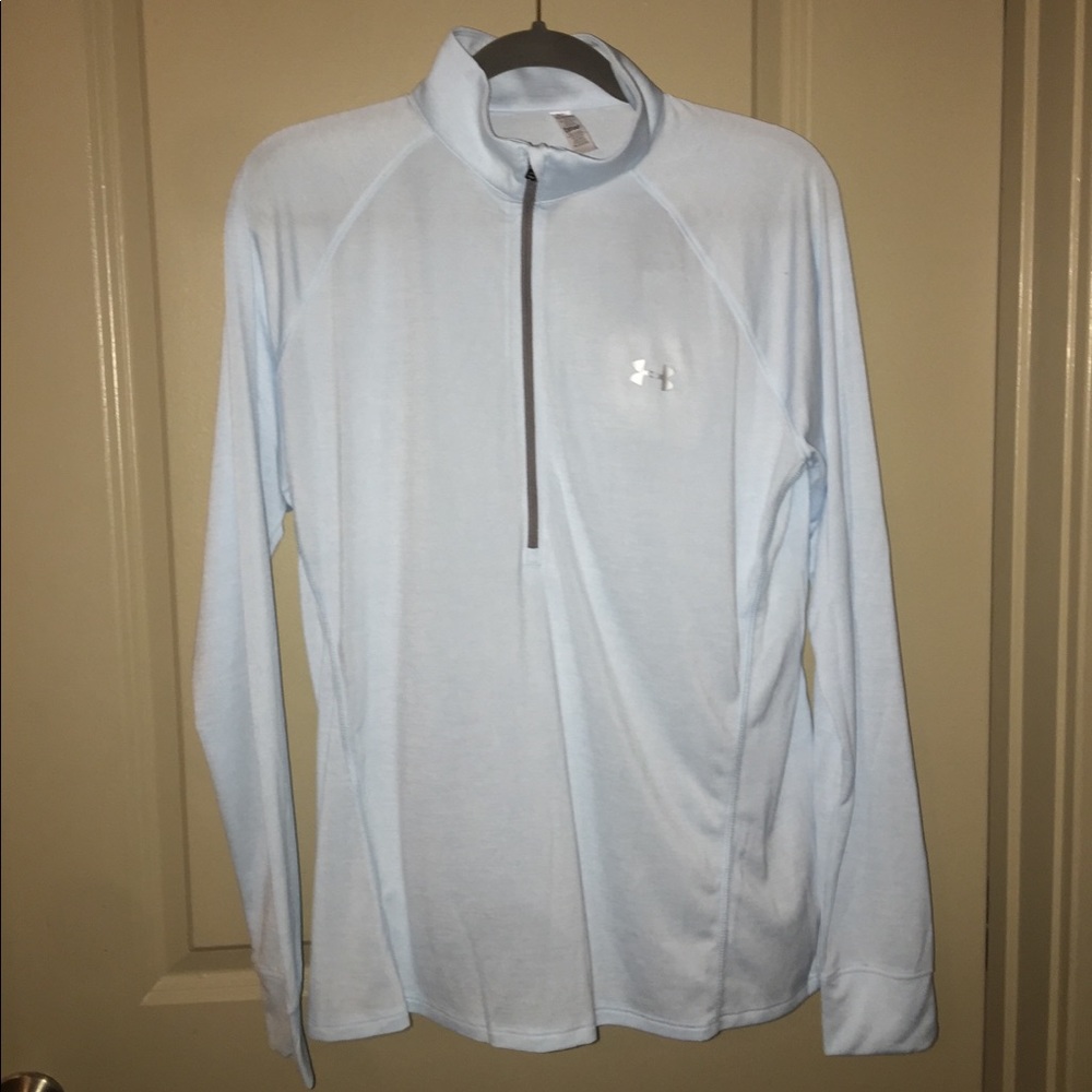 NWT half zip pullover light blue